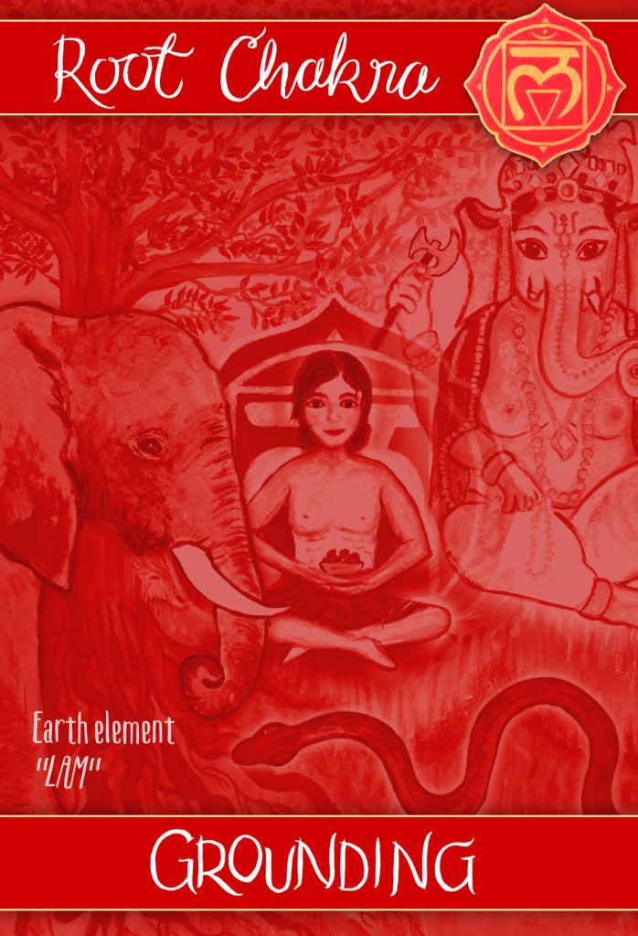 Root Chakra Grounding Card Front