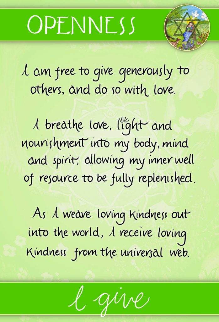 Heart Chakra - Openness - Back